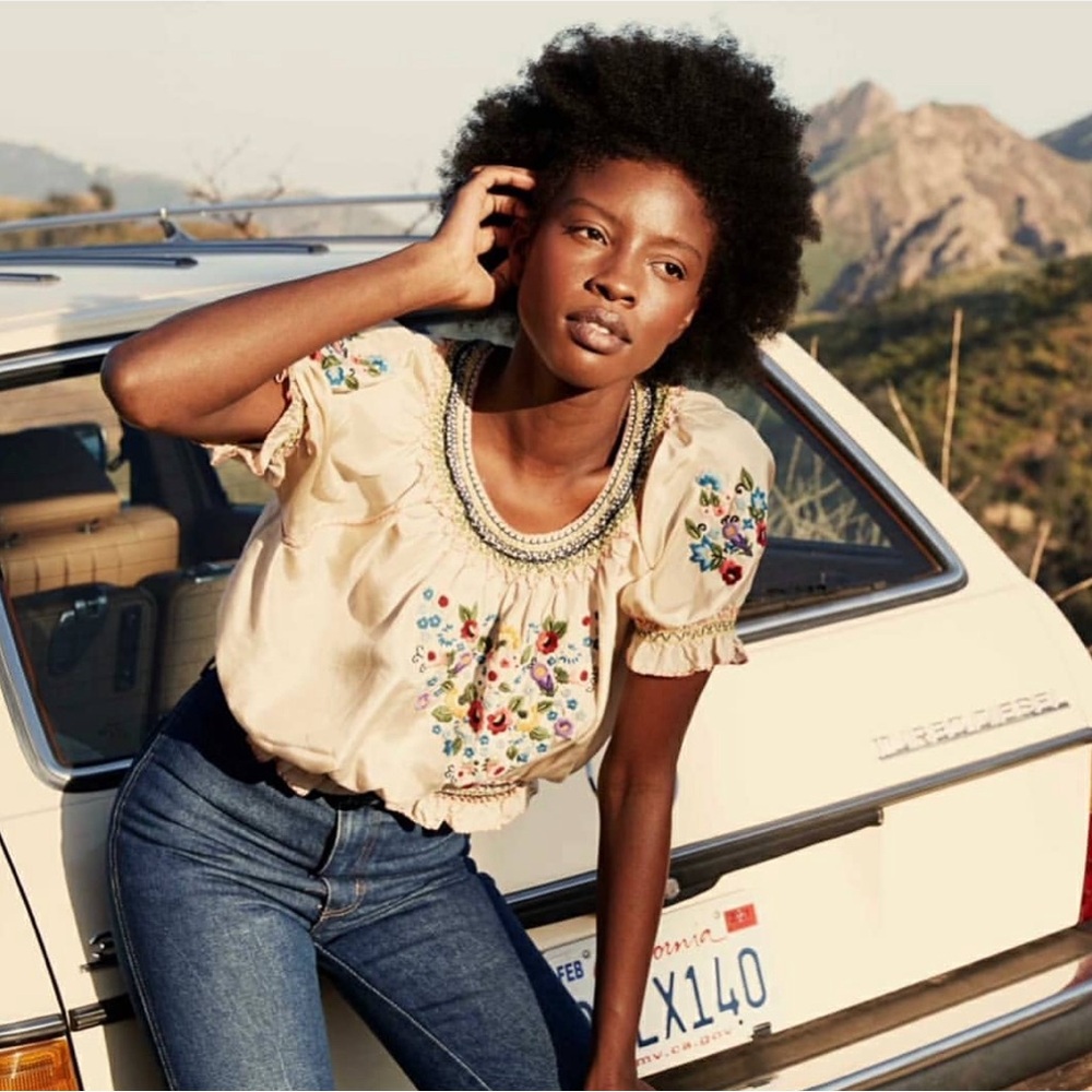 Doen Antonella Silk Top Size Xs